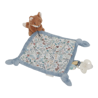 Little Dutch Kuscheltuch blau Fuchs - Forest Friends