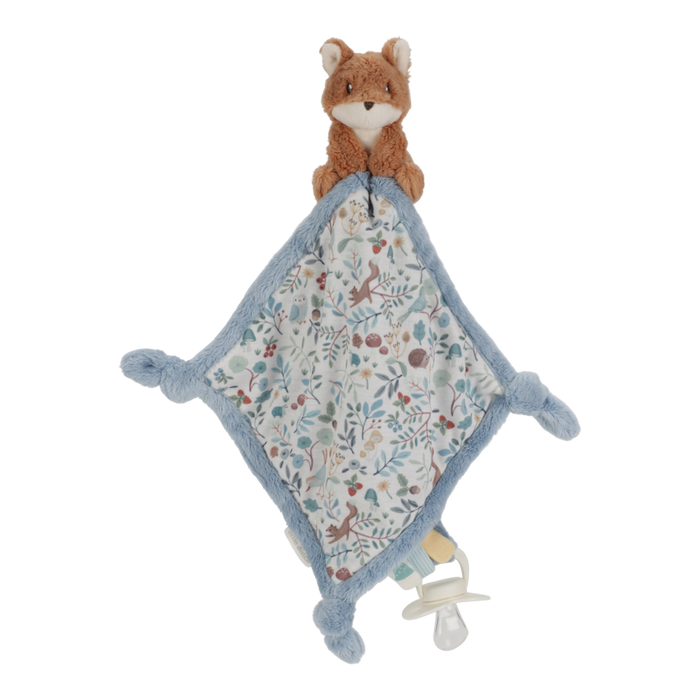 Little Dutch Kuscheltuch blau Fuchs - Forest Friends