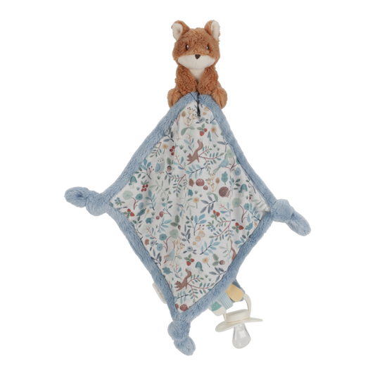 Little Dutch Kuscheltuch blau Fuchs - Forest Friends