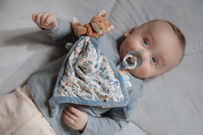 Little Dutch Kuscheltuch blau Fuchs - Forest Friends