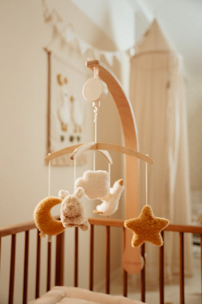 Little Dutch Musikmobile Holz Newborn Naturals FSC LD8400