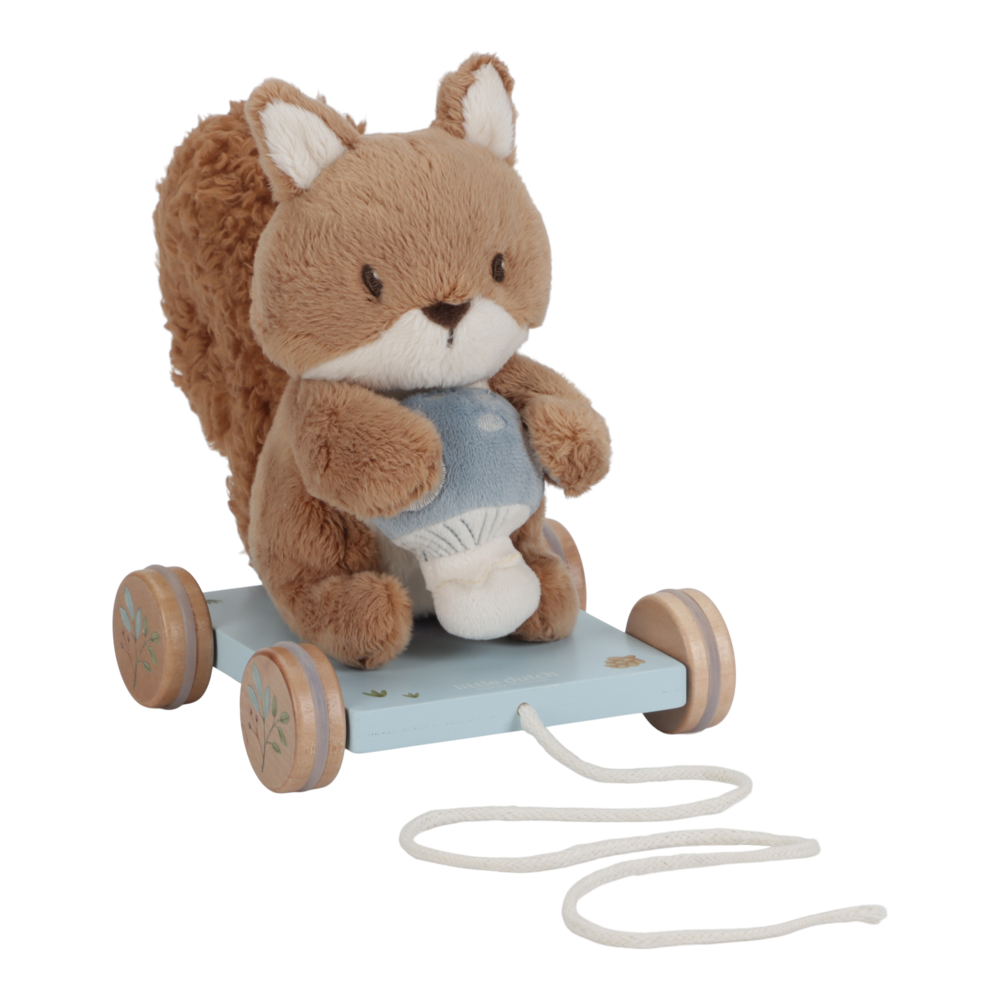 Little Dutch Nachziehtier Eichhörnchen - blau LD8920 Forest Friends