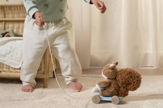 Little Dutch Nachziehtier Eichhörnchen - blau LD8920 Forest Friends