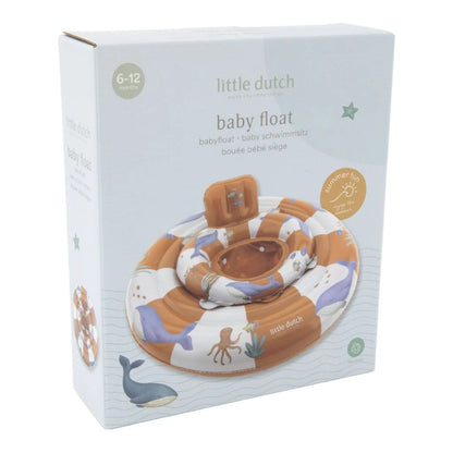 Little Dutch Ocean World Baby-Schwimmring Material Nahaufnahme