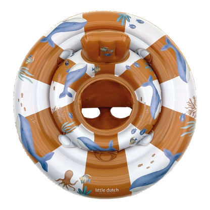 Little Dutch Ocean World Baby-Schwimmring von der Seite