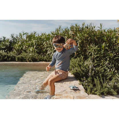 Little Dutch Ocean World Schwimmbrille Material Nahaufnahme