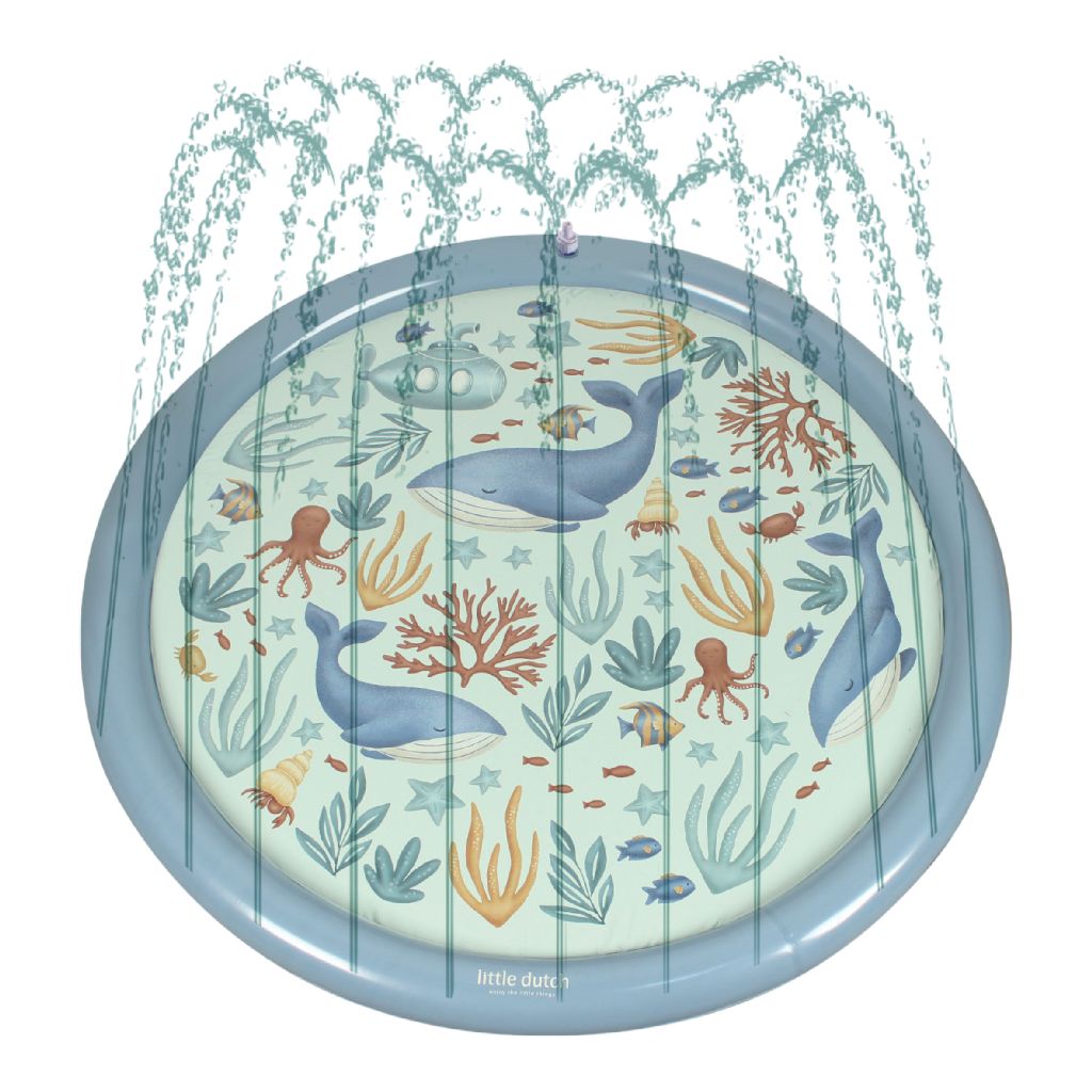 Little Dutch Ocean World Sprinklermatte 150cm Funktionen Detail