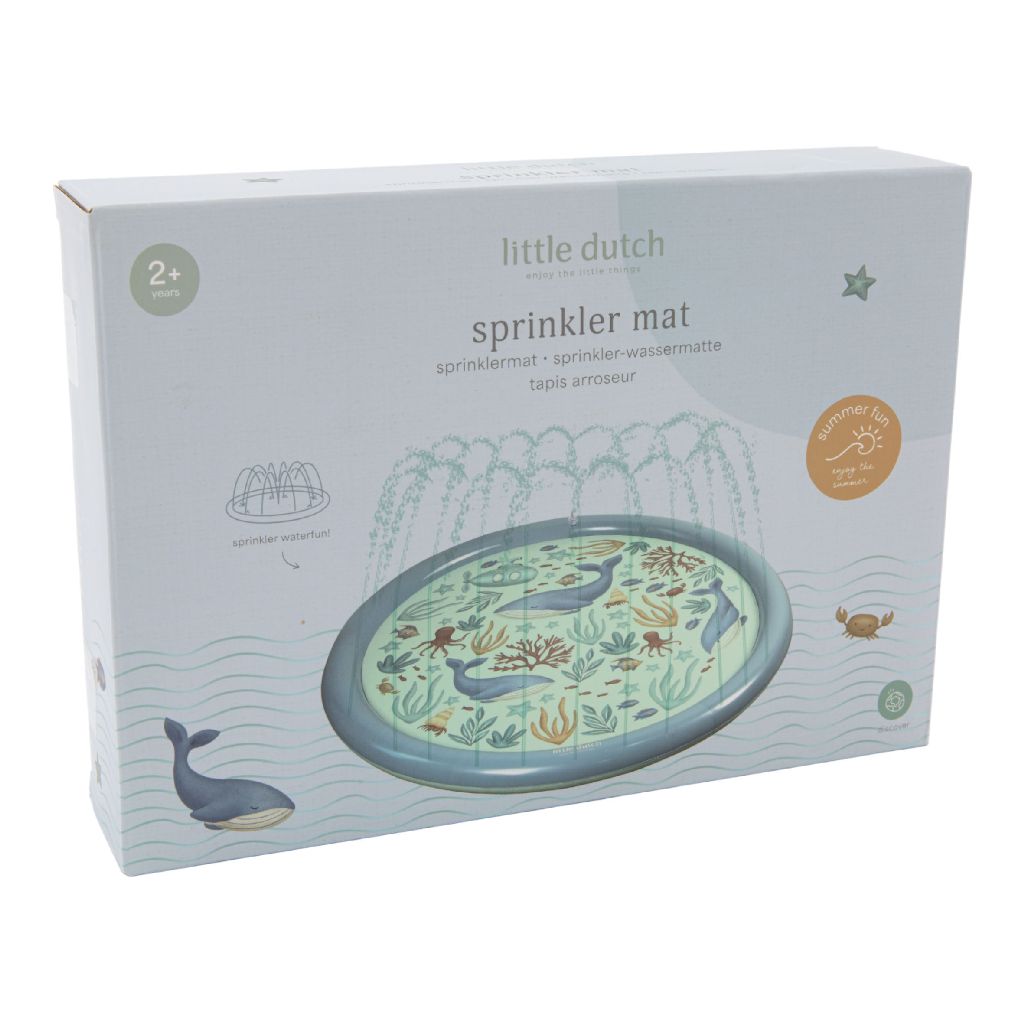 Little Dutch Ocean World Sprinklermatte 150cm Material Nahaufnahme