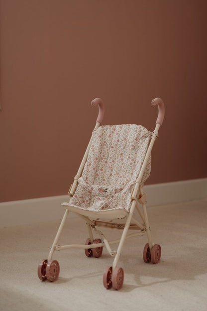Little Dutch Puppenbuggy weiss Soft Flowers - faltbar LD4585