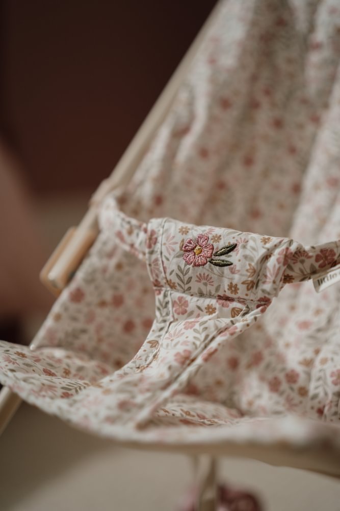 Little Dutch Puppenbuggy weiss Soft Flowers - faltbar LD4585