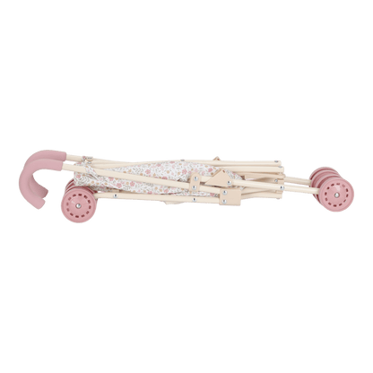 Little Dutch Puppenbuggy weiss Soft Flowers - faltbar LD4585