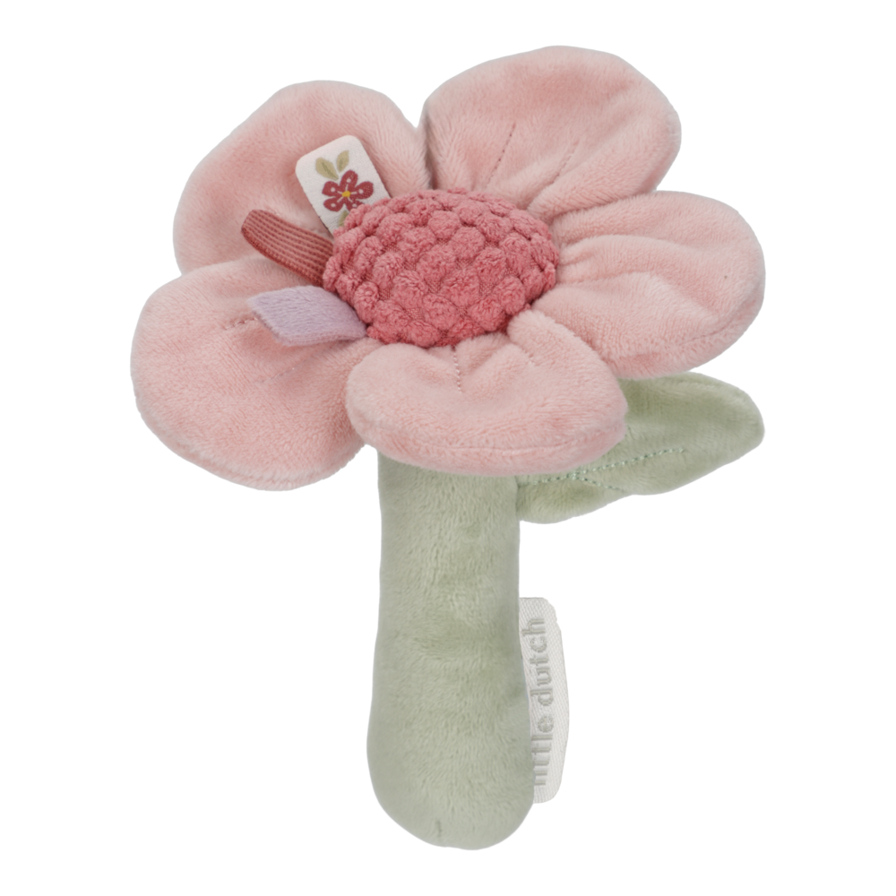 Little Dutch Rassel Blume Rosa