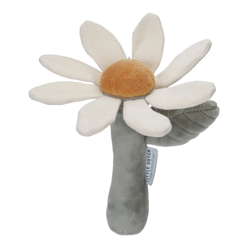 Little Dutch Rassel Blume grün Babyspielzeug Little Farm