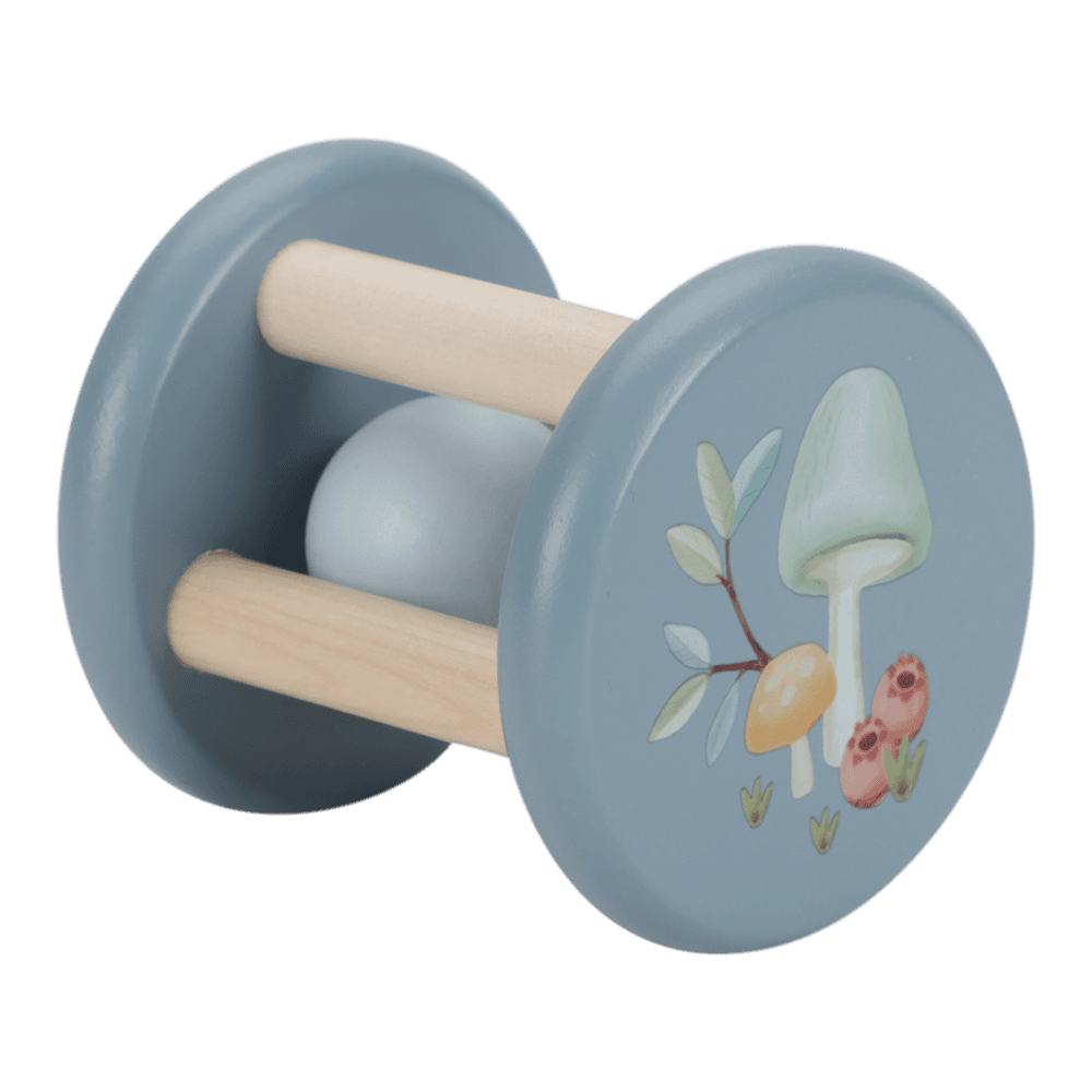 Little Dutch Rasselroller blau Holz