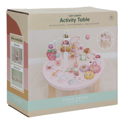 Little Dutch Rosa Aktivitätentisch Fairy Garden