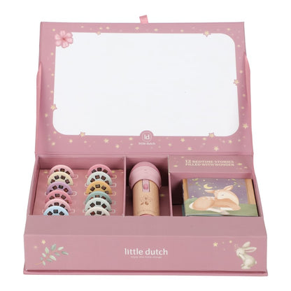 Little Dutch Projektor rosa Fairy Garden Box Lieferumfang | einfachschoen