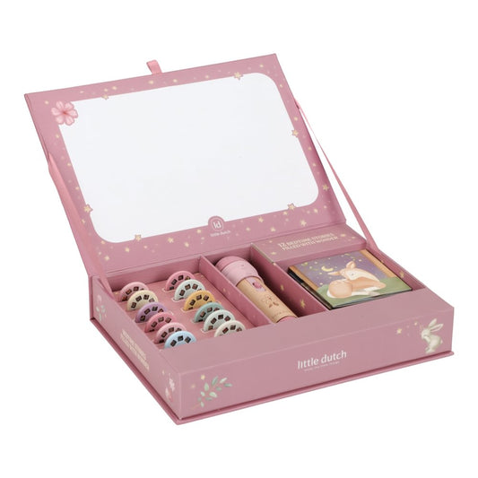 Little Dutch Projektor rosa Fairy Garden Nachtlicht Verpackung | einfachschoen