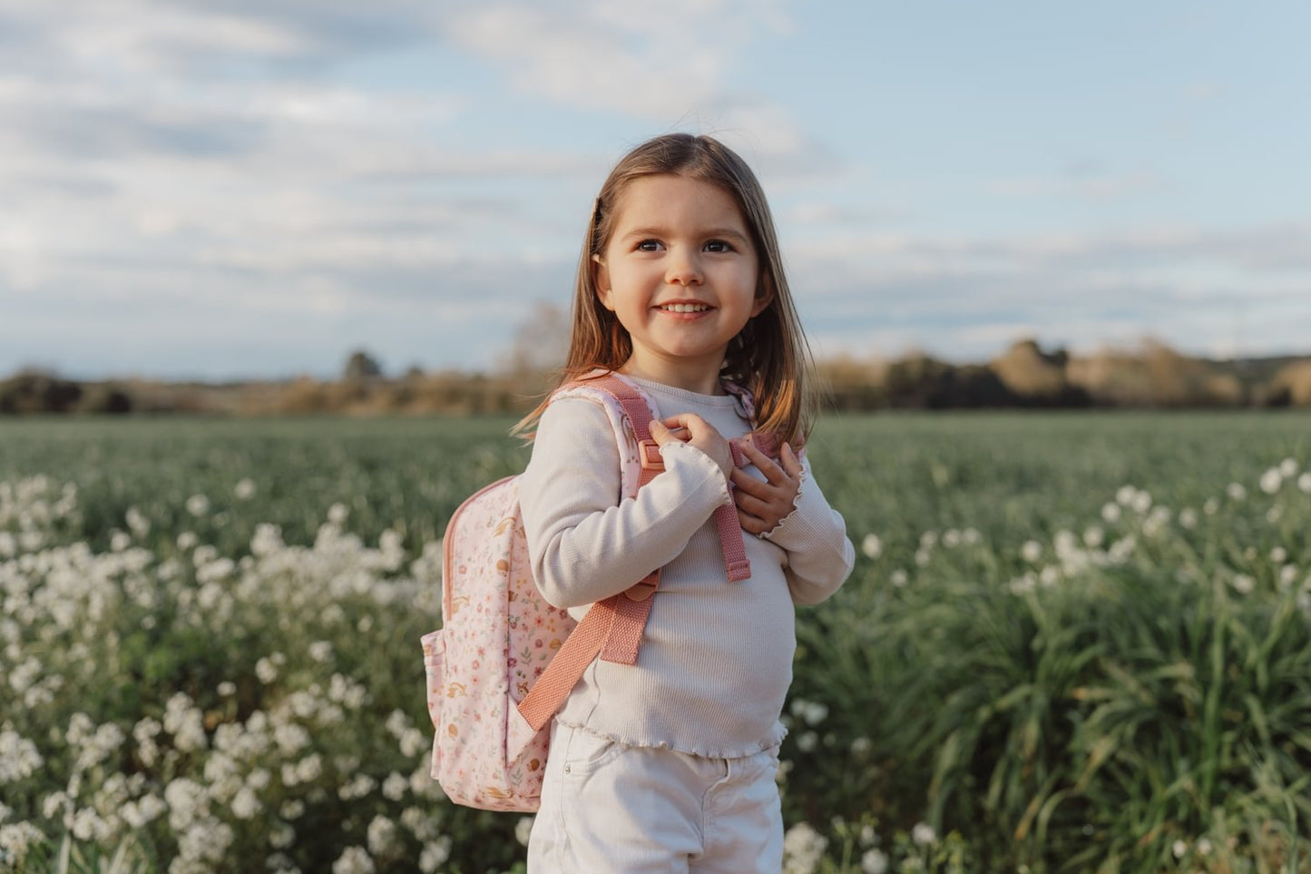 Little Dutch Rosa Kinder Rucksack Fairy Garden
