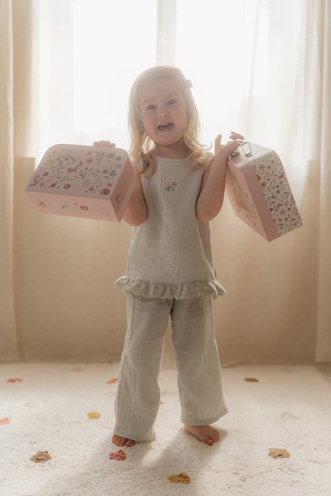 Little Dutch Rosa Koffer Set Fairy Garden