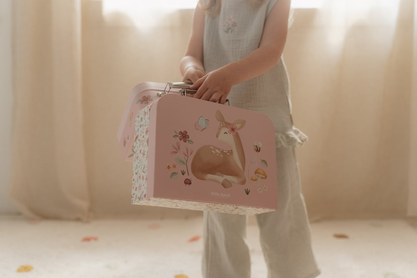 Little Dutch Rosa Koffer Set Fairy Garden