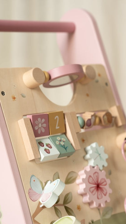 Little Dutch Rosa Laufwagen Multi Activity Fairy Garden Lieferumfang