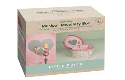Little Dutch Rosa Schmuckkästchen mit Musik Herz Fairy Garden