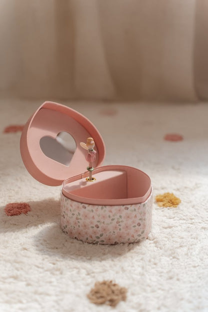 Little Dutch Rosa Schmuckkästchen mit Musik Herz Fairy Garden