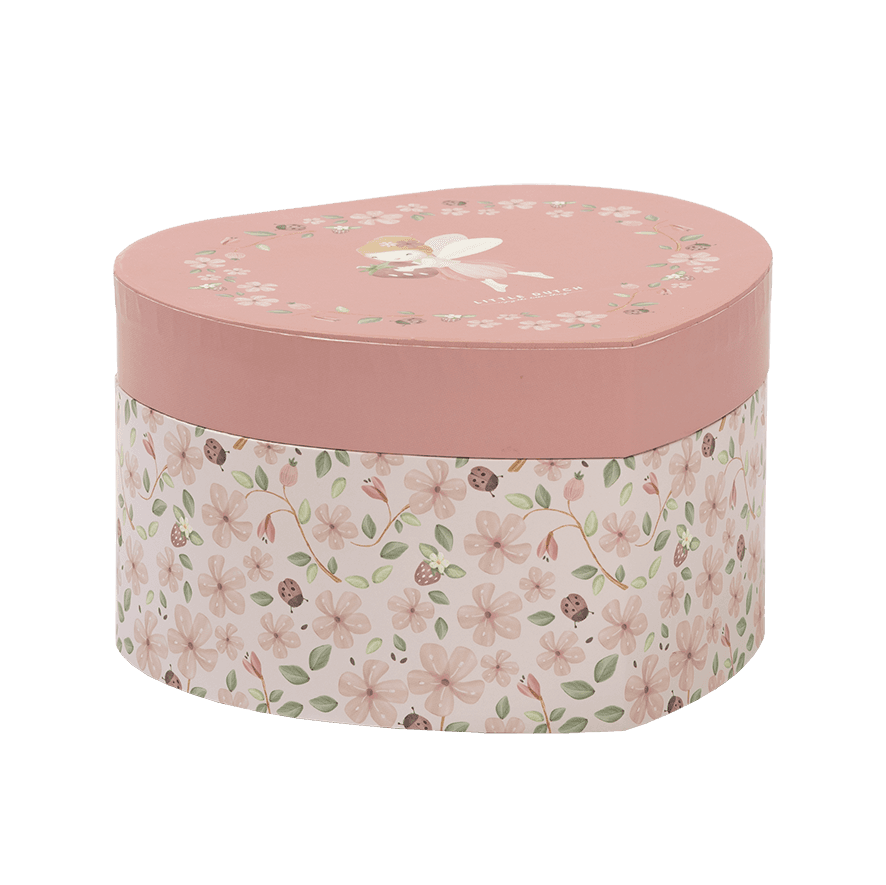 Little Dutch Rosa Schmuckkästchen mit Musik Herz Fairy Garden