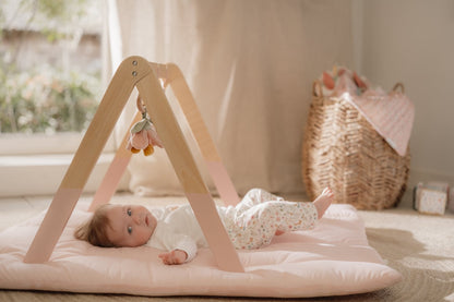 Little Dutch Rosa Spieltrapez Holz Fairy Garden