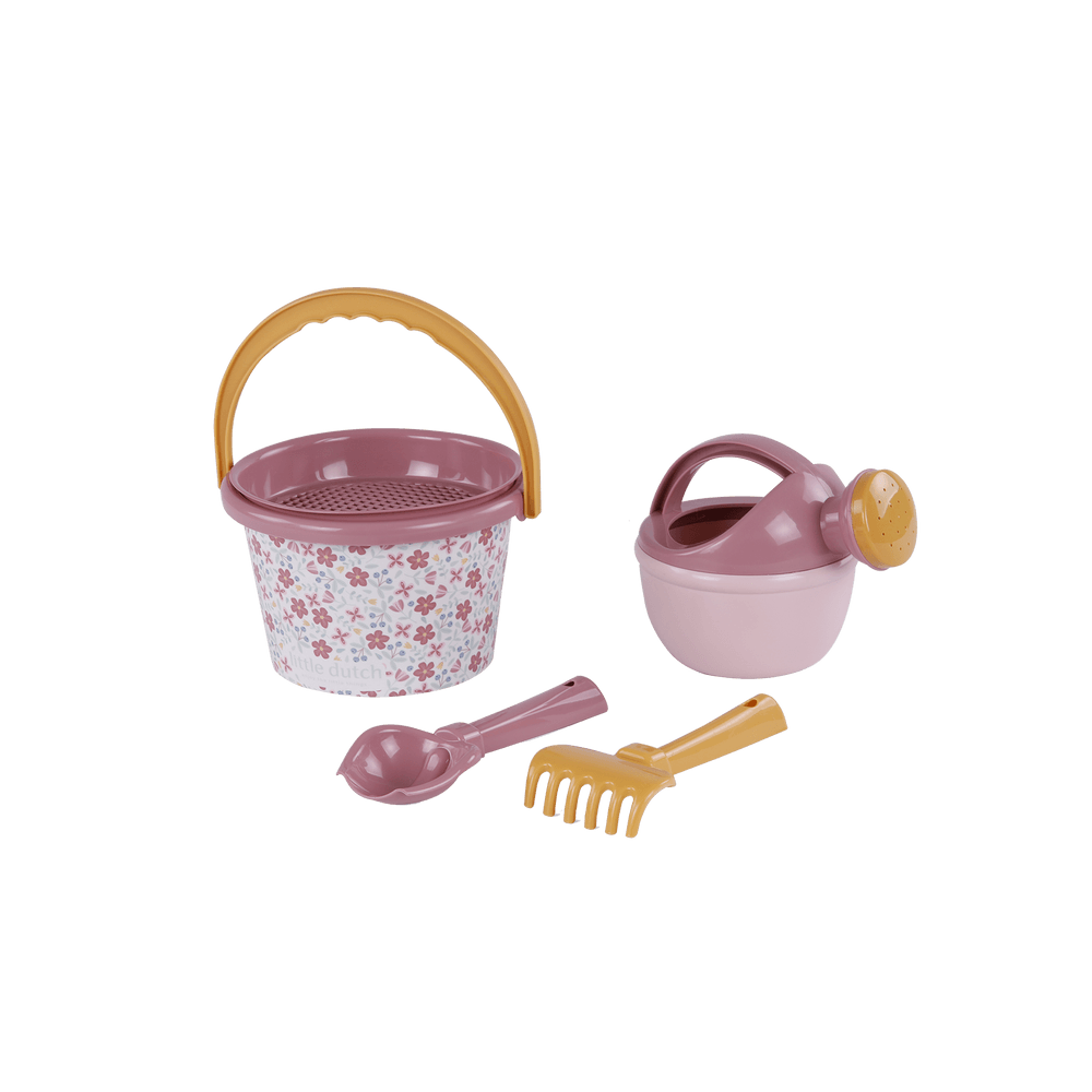 Little Dutch Rosa Strandset Pink Flowers 5 Teilig