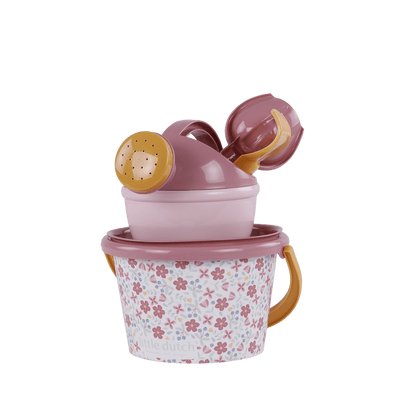 Little Dutch Rosa Strandset Pink Flowers 5 Teilig