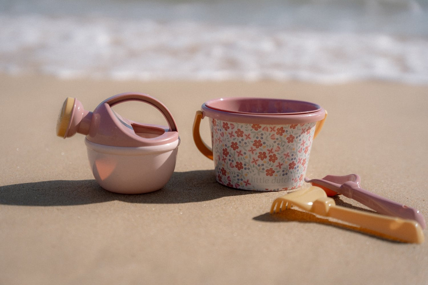Little Dutch Rosa Strandset Pink Flowers 5 Teilig