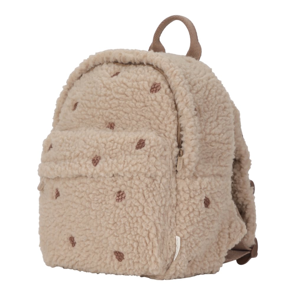 Little Dutch Rucksack Teddy mit Zapfen Taupe