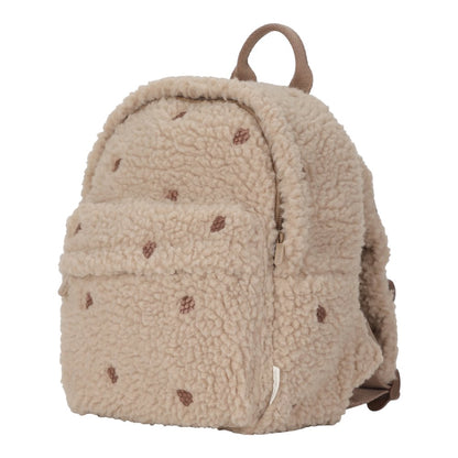 Little Dutch Rucksack Teddy mit Zapfen Taupe