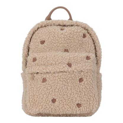 Little Dutch Rucksack Teddy mit Zapfen Taupe