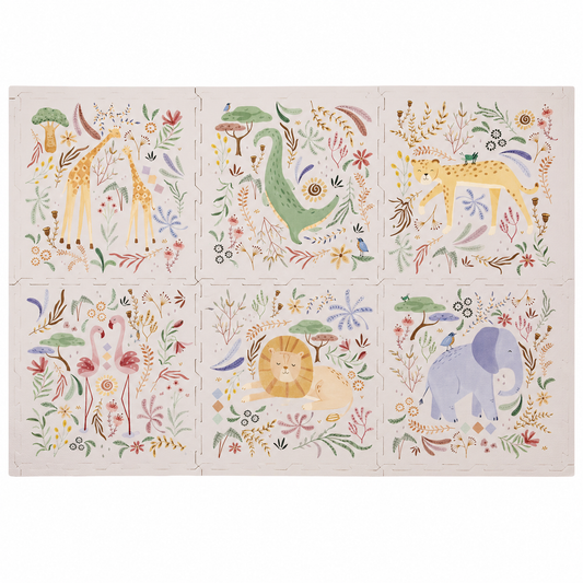 Little Dutch Safari Schaumstoffmatte Mat XL 2017501, Studio Aufnahme von vorne