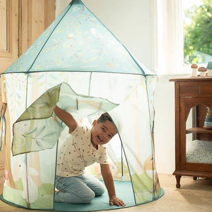 Little Dutch Spielzelt blau Forest Friends Detailansicht
