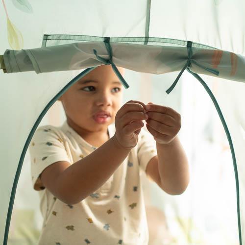 Little Dutch Spielzelt blau Forest Friends mit Verpackung