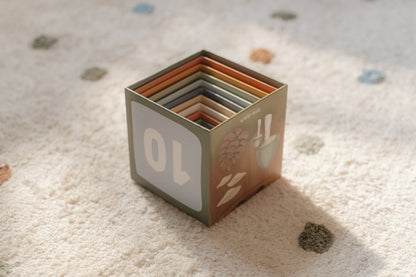 Little Dutch Stapelblöcke Blau Forest Friends