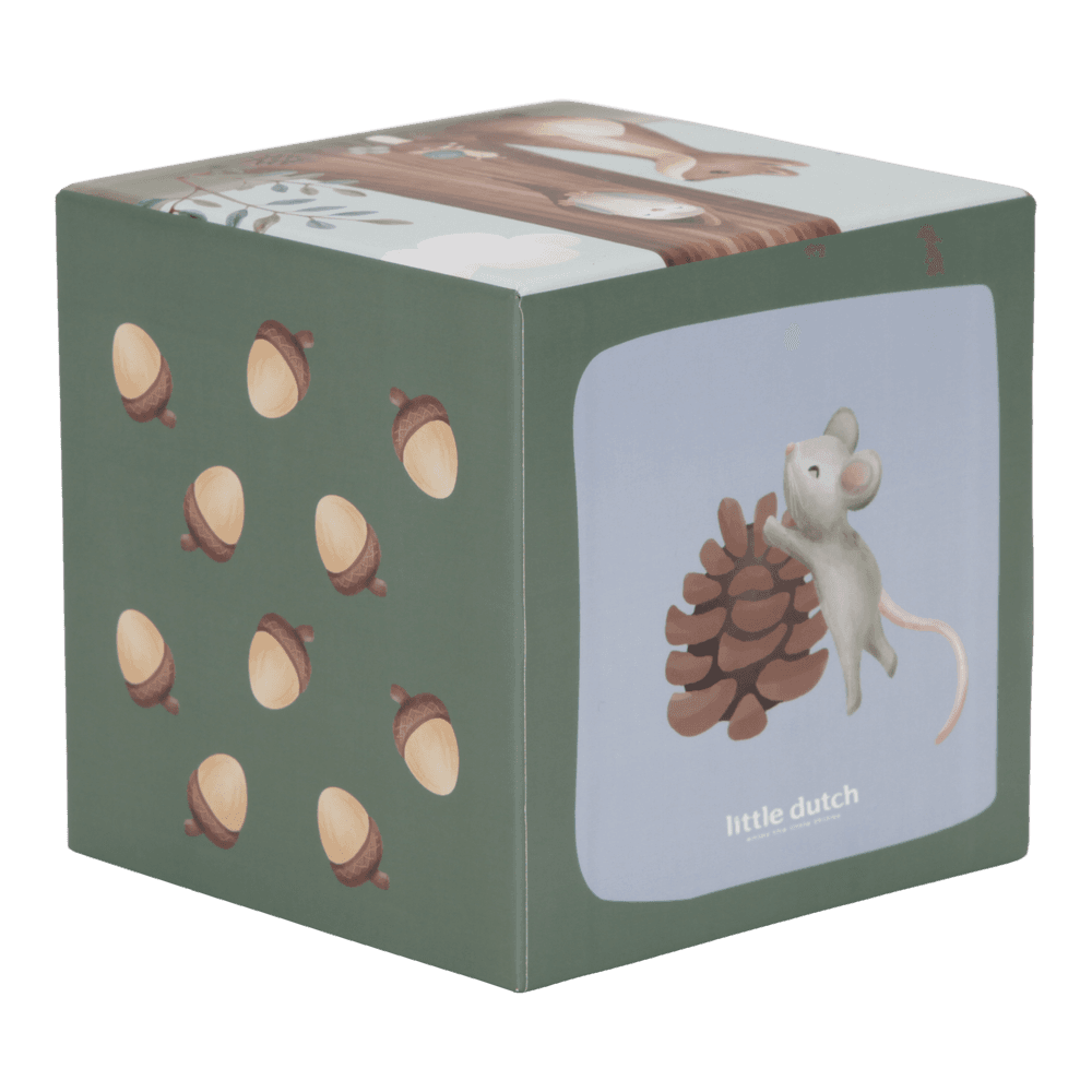 Little Dutch Stapelblöcke Blau Forest Friends