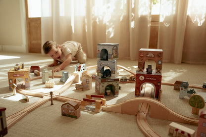 Little Dutch Stapelblöcke aus Karton mit 6 Autos