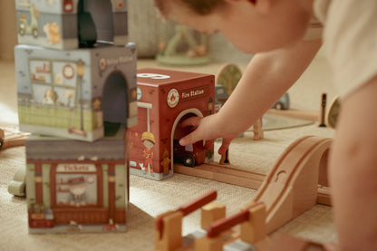 Little Dutch Stapelblöcke aus Karton mit 6 Autos