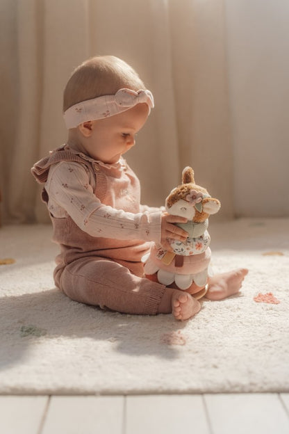 Little Dutch Stapelturm mit Ringen - rosa - Fairy Garden