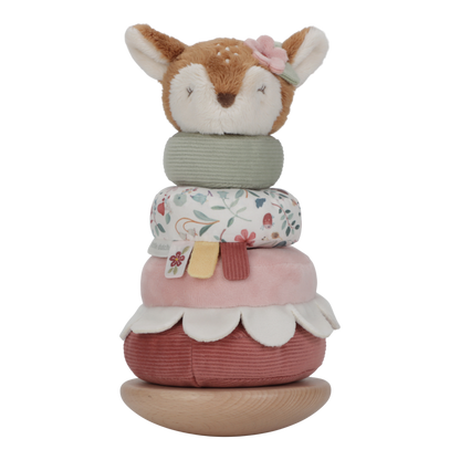 Little Dutch Stapelturm mit Ringen - rosa - Fairy Garden