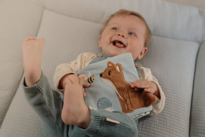 Little Dutch Stoffbuch mit Aktivitäten blau - Forest Friends