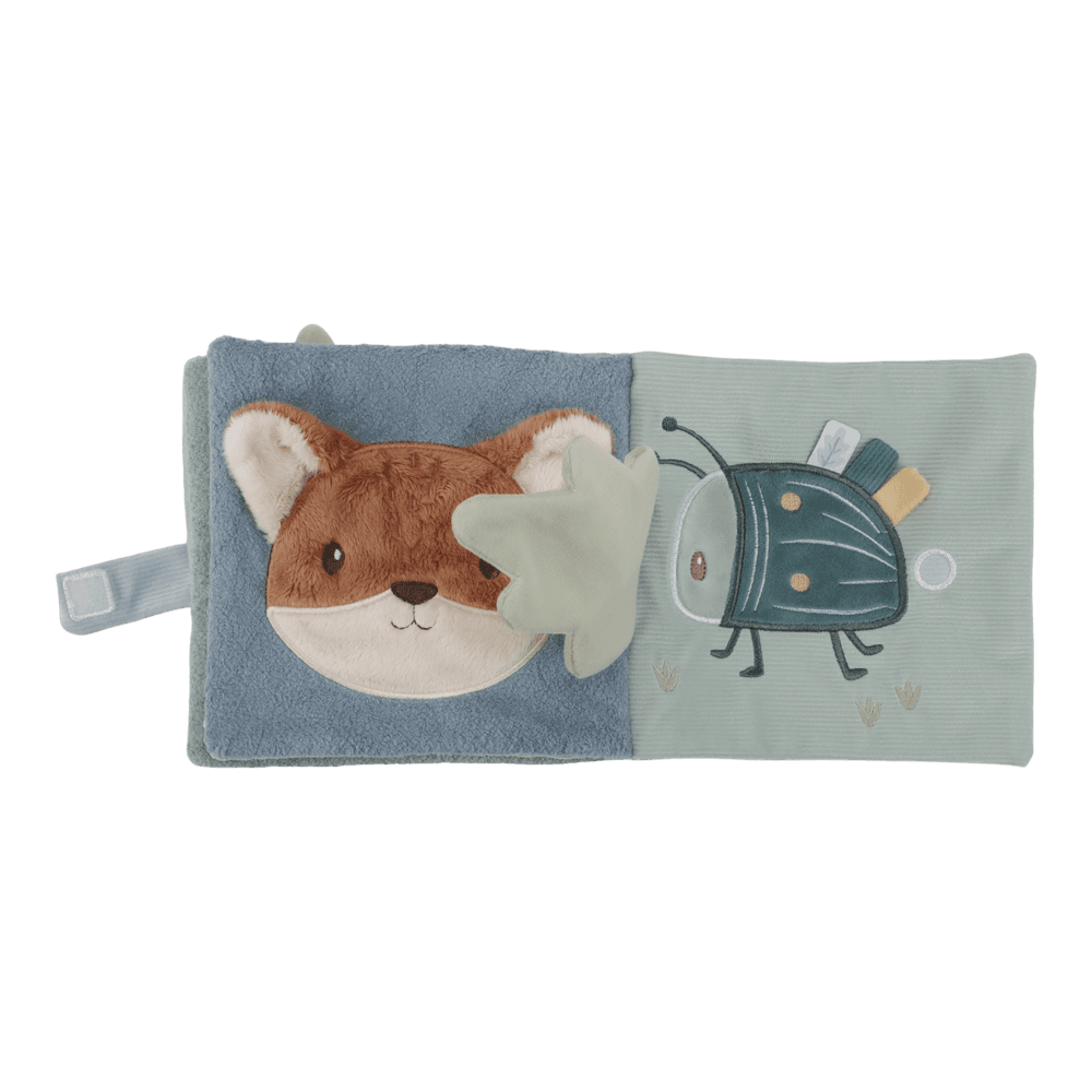 Little Dutch Stoffbuch mit Aktivitäten blau - Forest Friends