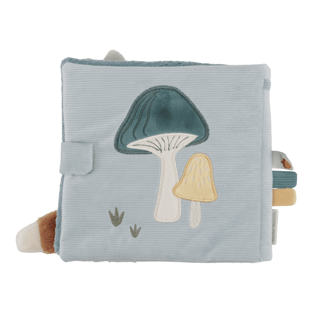 Little Dutch Stoffbuch mit Aktivitäten blau - Forest Friends