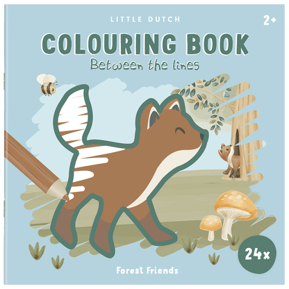 Little Dutch blau Malbuch zwischen den Zeilen Forest Friends