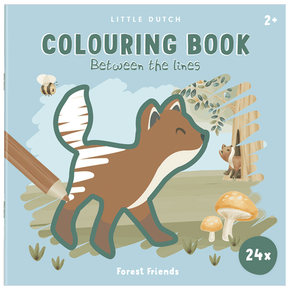 Little Dutch blau Malbuch zwischen den Zeilen Forest Friends