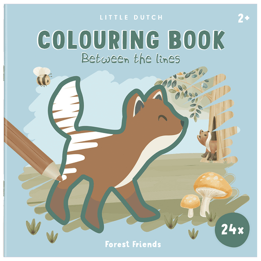 Little Dutch blau Malbuch zwischen den Zeilen Forest Friends